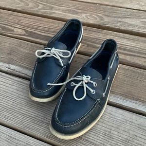 Sperry 10.5 blue leather
